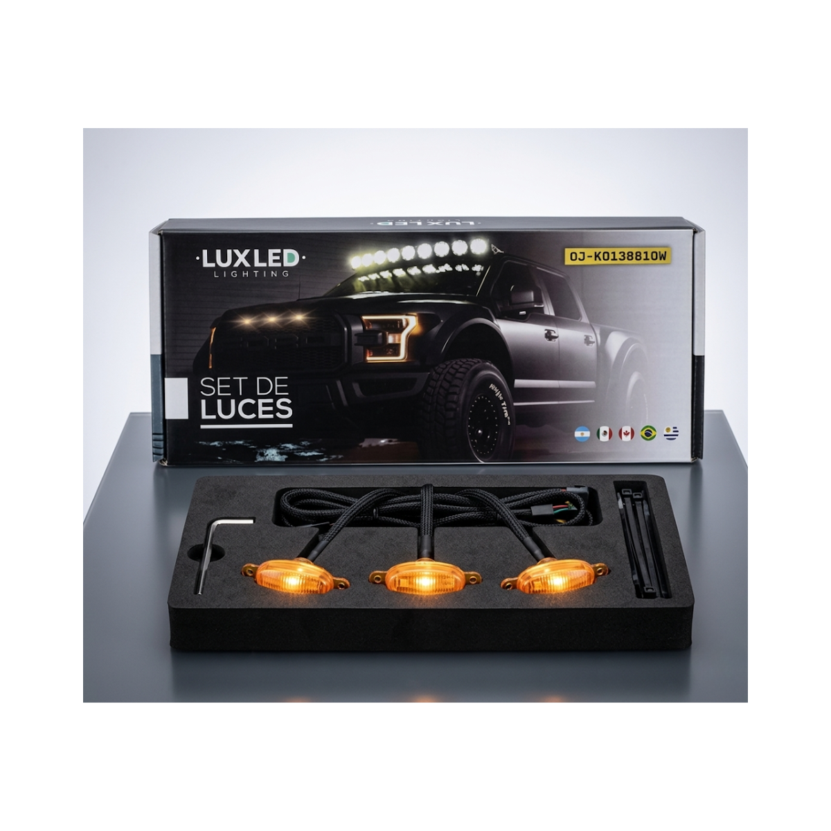 JUEGO DE LUCES LED RAPTOR PARA PERISNA
